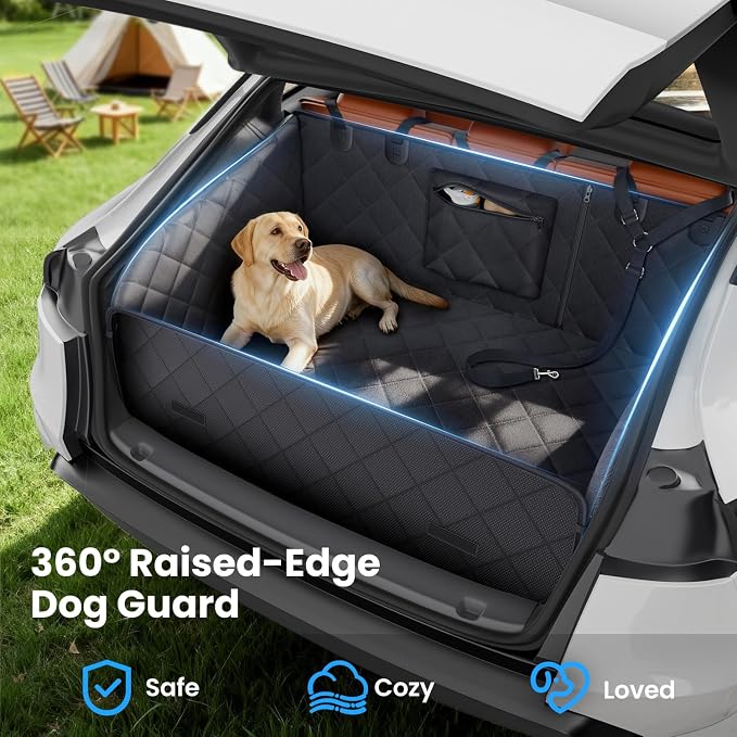 REEVAA SUV Cargo Liner for Dogs, Full Coverage Non-Slip Cargo Cover - Image 2
