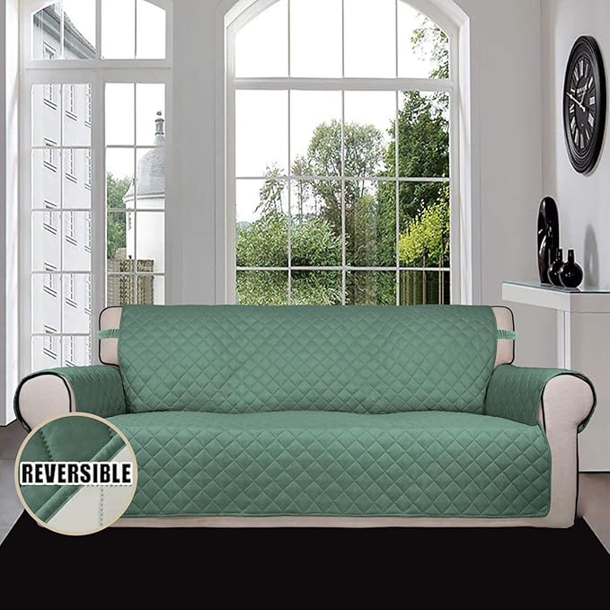 Easy-Going 4 Seater Sofa Slipcover Reversible Sofa Cover Water Resistant Couch - Image 2