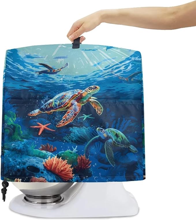 Sea Turtle Mixer Cover 4.5-5 Qt Stand Mixer Kitchen Aid Covers Counter Food - Image 4