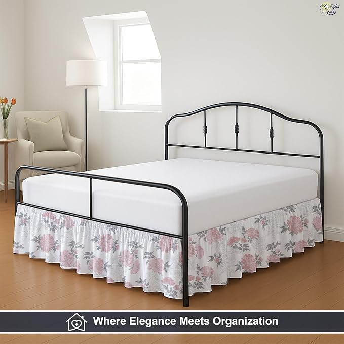 Cottington Lane Ruffled Bed Skirt King Size - Image 8