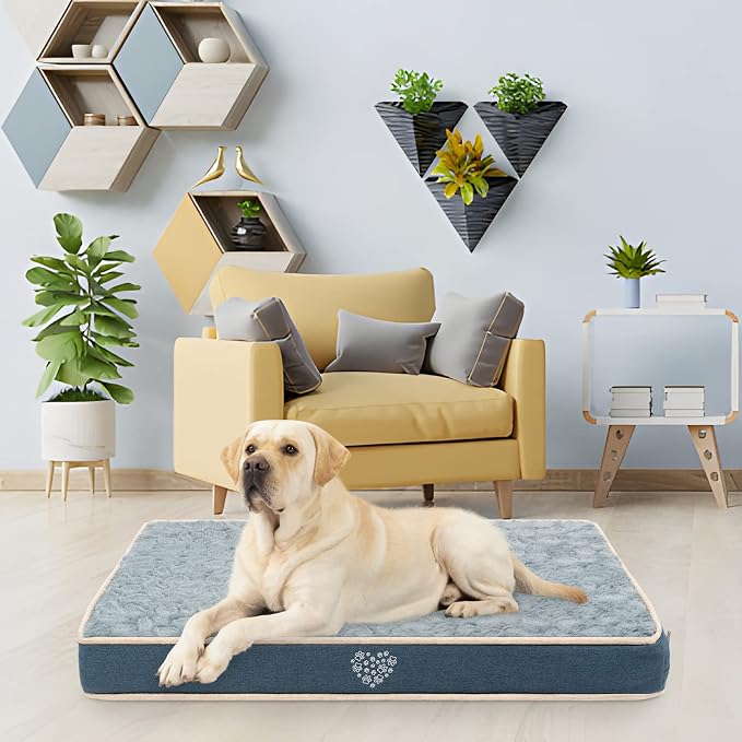 VANKEAN Waterproof Dog Crate Pad Bed Mat Reversible, Removable Washable Cover & - Image 7