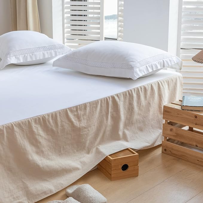BISELINA French Linen Bed Skirt - Image 5