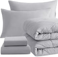 NTBAY Twin Comforter Set with Sheets, 5 Pieces Soft and Breathable Twin Bedding by NTBAY
