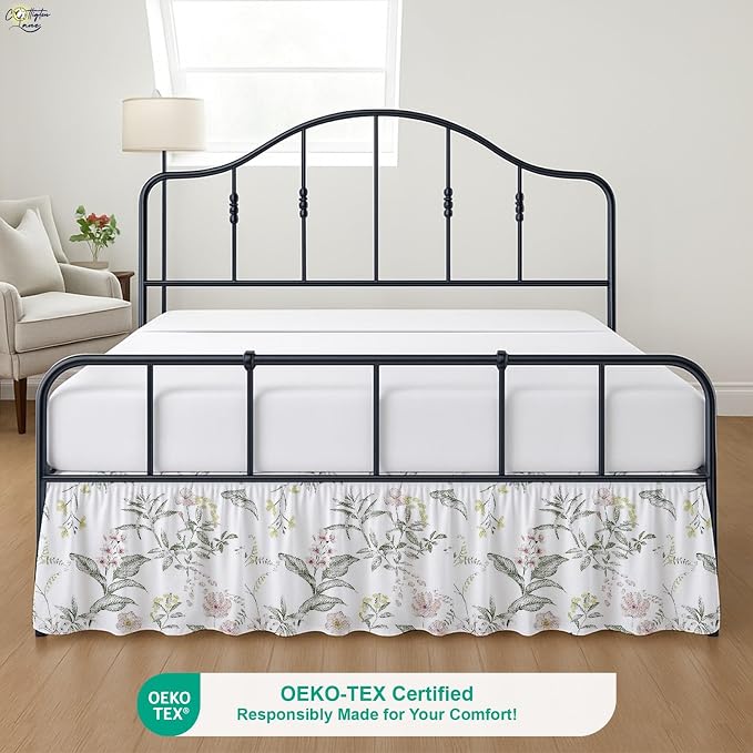 Cottington Lane Ruffled Bed Skirt Full Size - Image 2