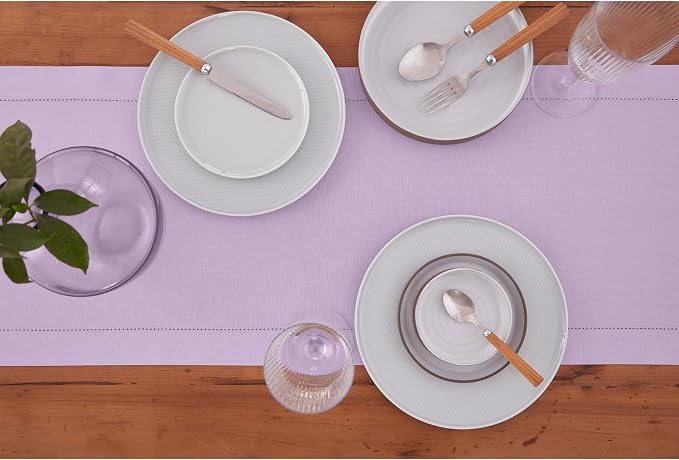 Solino Home Cotton Linen Table Runner 60 Inches - Image 3