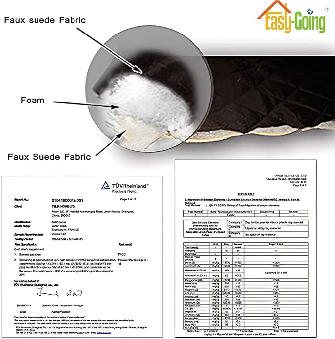 Easy-Going 4 Seater Sofa Slipcover Reversible Sofa Cover Water Resistant Couch - Image 4