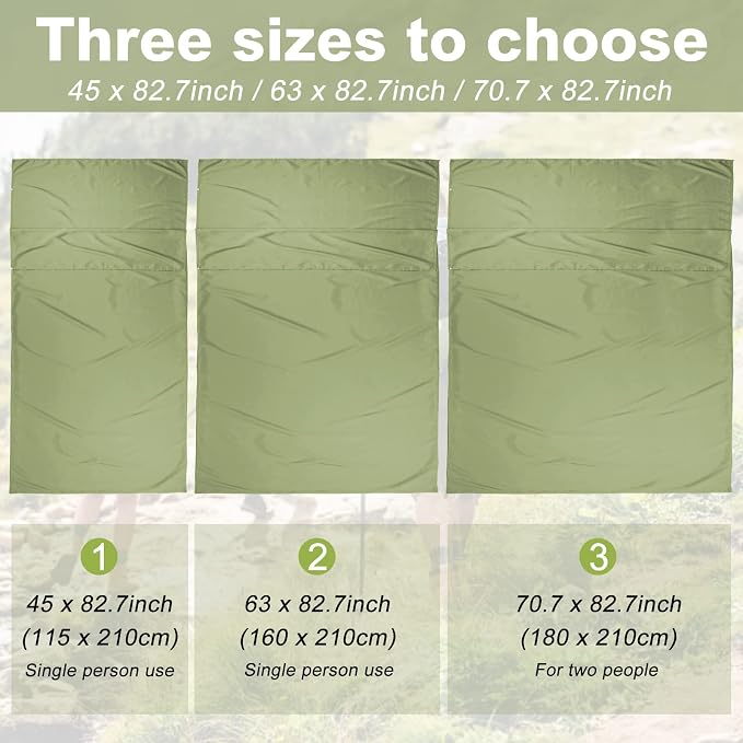 Sleeping Bag Liner Travel Sheets - Image 7