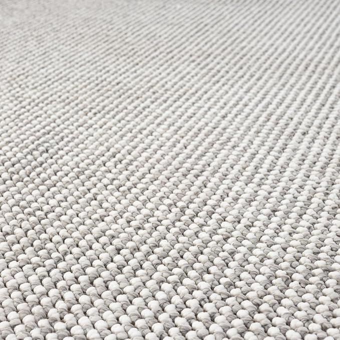 LUXE WEAVERS Solid Machine Woven Stone 5x7 Area Rug, Indoor Stain-Resistant - Image 3