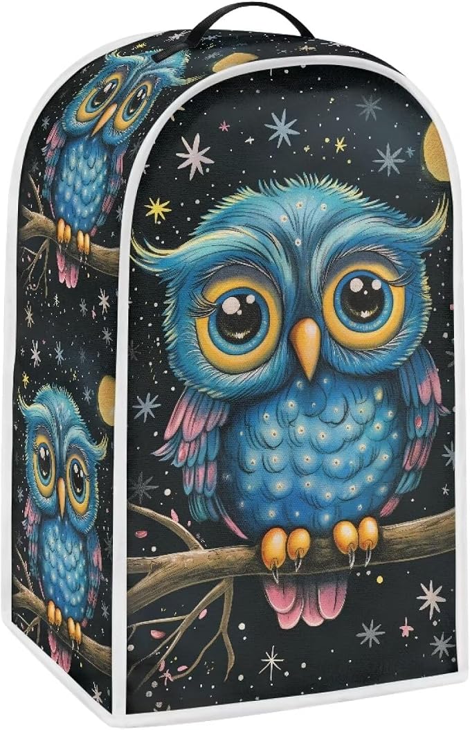 Cartoon Owl Blender Covers for Kitchen Cute Small Appliance Covers Universal by HUISEFOR