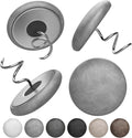 Leather Upholstery Twist Pins for Bed Skirts – 12 Pack Fabric Holders and Tacks by MAICOBI