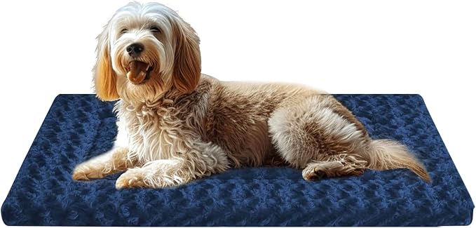 Dog Bed Mat - Dog Crate Pad - Reversible Dog Mat by FogkissComfyPawsHome