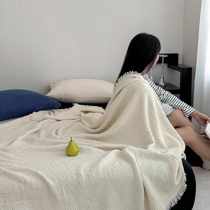 MorroMorn 100% Cotton Muslin Blanket - Image 6