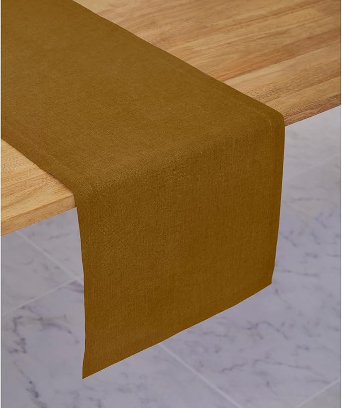 Solino Home Linen Table Runner 108 Inches Long by SolinoHome
