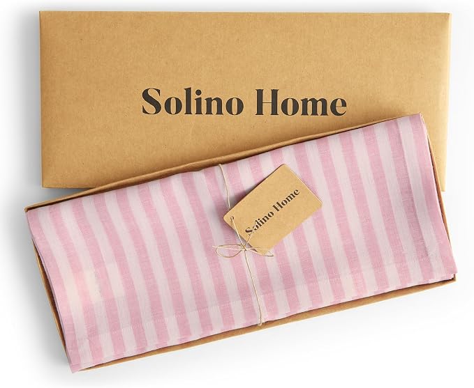Solino Home Striped Linen Table Runner 60 Inches - Image 5
