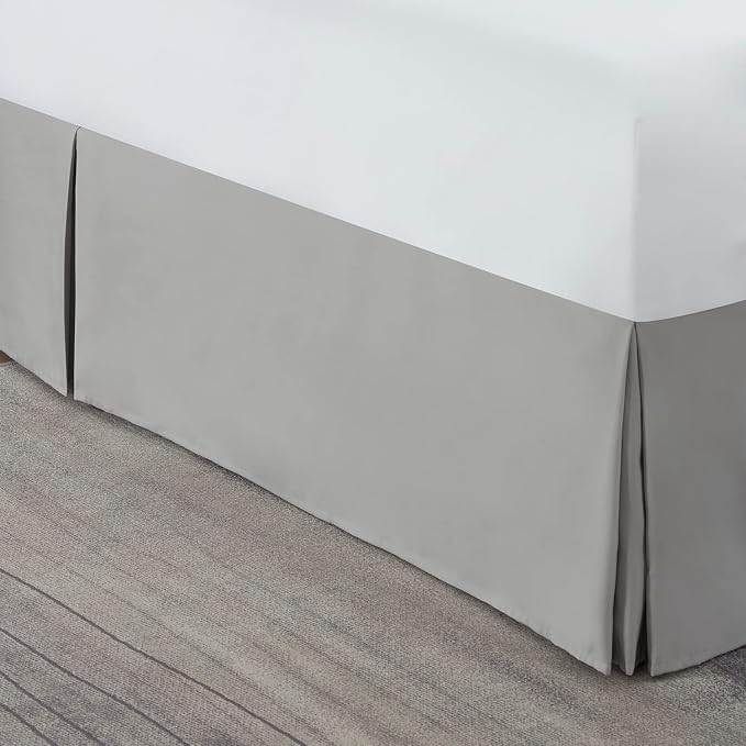 Nestl Silver Twin Bed Skirt - Image 8