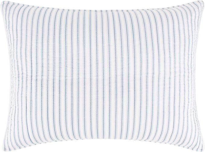 Levtex Home Tobago Stripe Blue Reversible Twin XL/Twin Quilt Set - Image 9