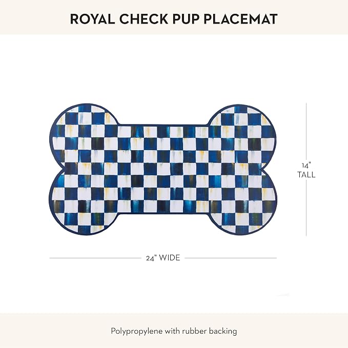 MACKENZIE-CHILDS Pup Placemat, Cute Pet-Food Mat - Image 4