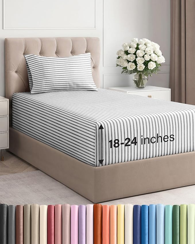 Extra Deep Pocket Twin Sheets by CGKUnlimited