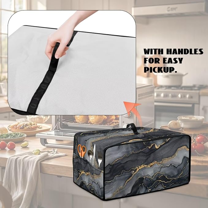 Convection Toaster Oven Cover Protective Small Kitchen Appliance Dust Cover - Image 4