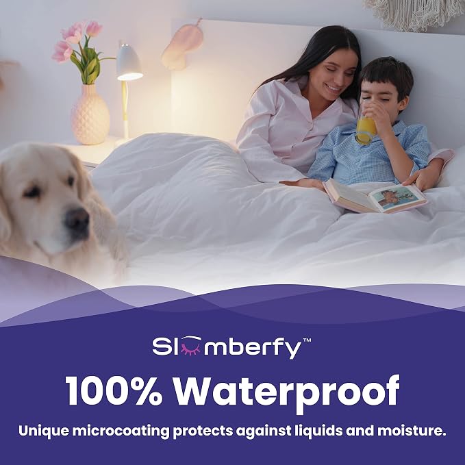 Full Size Waterproof Bamboo Mattress Encasement by Slumberfy - Image 5