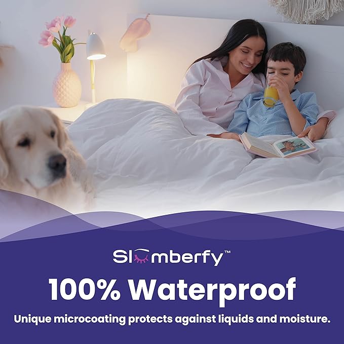 Queen Size Waterproof Bamboo Mattress Encasement by Slumberfy - Image 5