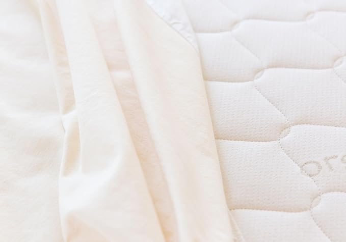 Naturepedic Organic Waterproof Mattress Protector Pad, Fitted Stretch Knit - Image 5
