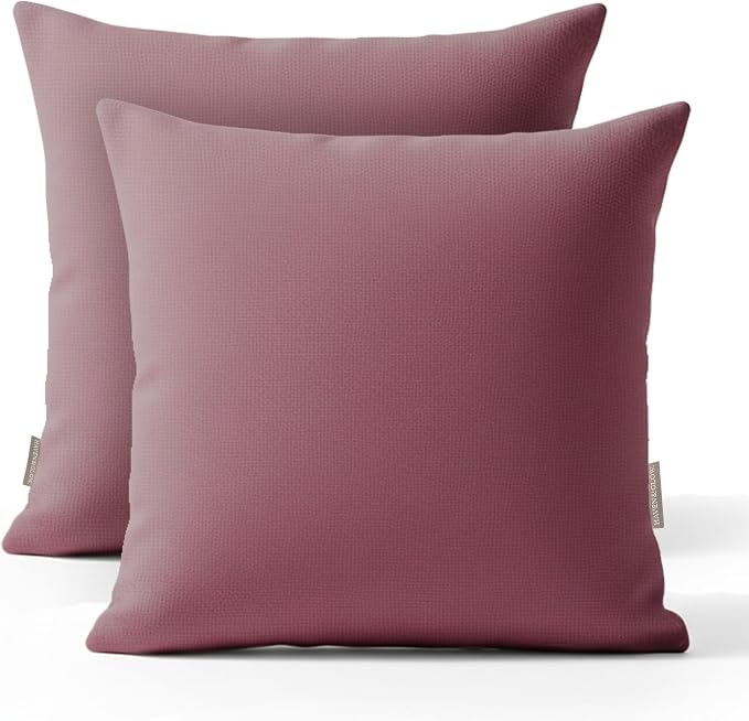 Haven & Glow Decorative Throw Pillow Cover – Square Cushion Case by Unknown