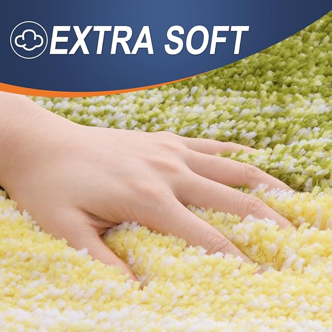 OLANLY Bathroom Rugs Mat 36x24, Extra Soft Absorbent Microfiber Bath Rugs - Image 2