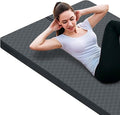 nuveti Large Exercise Mat - 15mm/20mm/30mm Thick Yoga Mat | Workout Mat by BecomeBetterYourself
