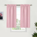 BGment Baby Pink Blackout Curtains 40 Inch Length by BGment