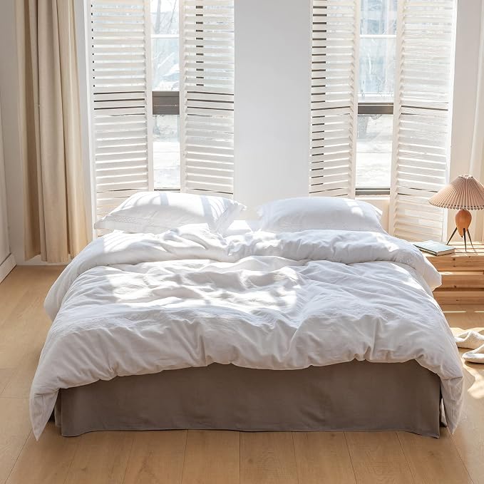 BISELINA French Linen Bed Skirt - Image 6