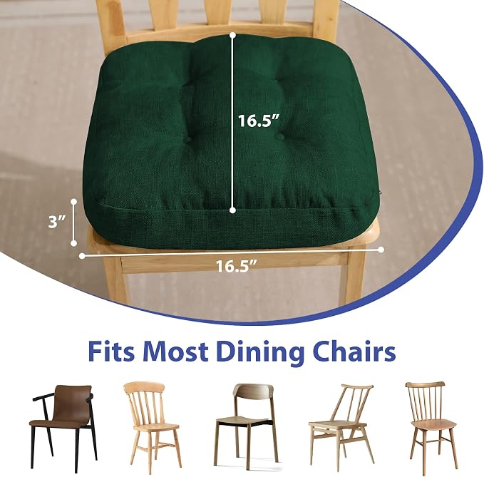 Chair Cushions for Dining Chairs, Dining Chair Cushions, Tufted Indoor Chair - Image 3