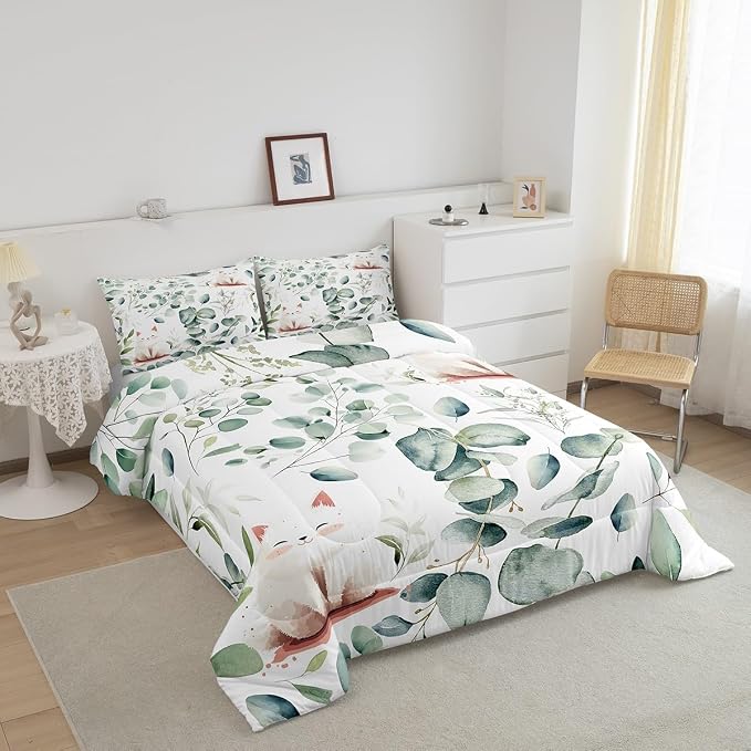 Erosebridal Kawaii Cat Queen Size Comforter Set - Image 3