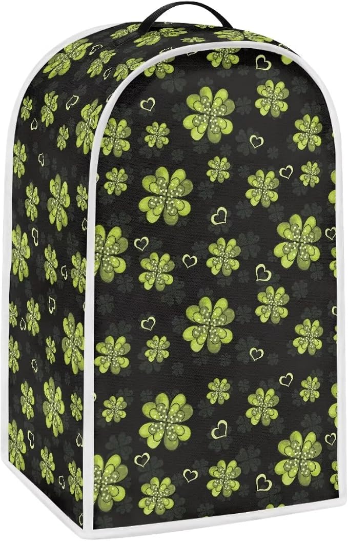 Talayituse Shamrock Heart Print Blender Dust Cover, Fingerprint Protection Cover - Image 2