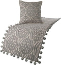 The HomeCentric Grey Bed Runner Without Pillow Cover, Twin Size 53"x18" by TheHomeCentric