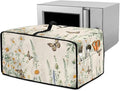 Butterfly Daisy Floral Print Microwave Oven Dust Cover Dust-Proof Heavy Duty by HwzdsyxlCreativeHomeDecor