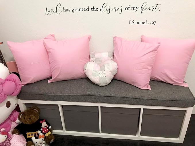 4-Pack 100% Cotton Comfortable Solid Decorative Throw Pillow Case, Thmyo Square - Image 2