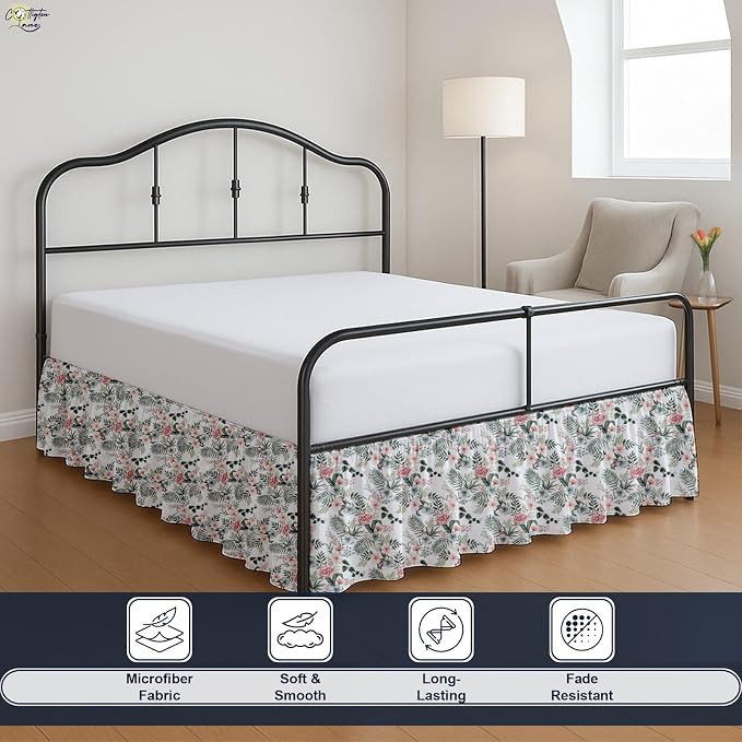 Cottington Lane Ruffled Bed Skirt King Size - Image 3