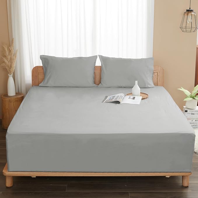 Sunflower Queen Fitted Sheet, 1-Piece Deep Pocket Fitted Bottom Sheet 16" - Image 8