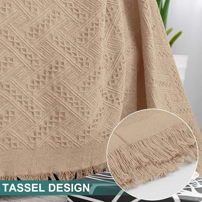 MYSKY HOME Sofa Covers for 3 Cushion Couch Geometrical Couch Cover Living Room - Image 5