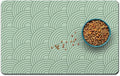 Dog Food Mat for Floors, Absorbent and Quick-Drying Pet Cat Food Mat, by QXWREL