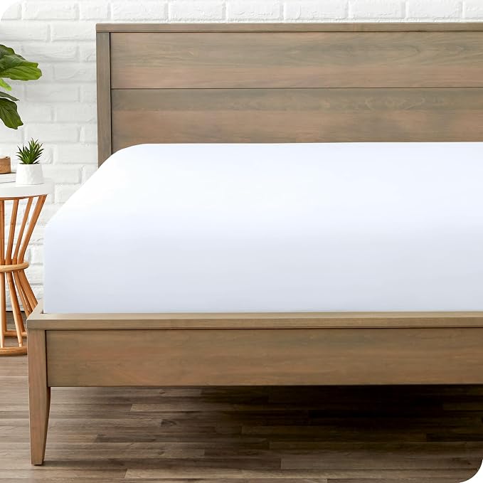 Bare Home Fitted Bottom Sheet Full Size by BareHome