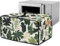 Monstera Palm Leaf Print Microwave Oven Dust Cover Foldable Microwave Toaster by HwzdsyxlCreativeHomeDecor