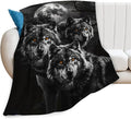 Wolf Throw - Animal Blanket for Girls, Men & Boys - Soft, Cozy Fleece Blanket by citari
