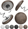 Leather Upholstery Twist Pins for Bed Skirts – 12 Pack Fabric Holders and Tacks by MAICOBI