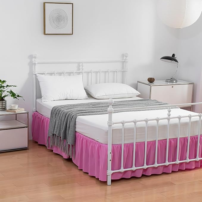 Bed Skirt Twin Size Ruffled Bed Skirt - Image 4