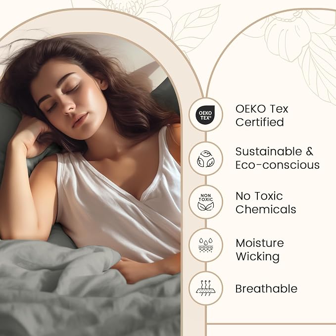 800 Thread Count 100% Egyptian Cotton Twin Sheets Set - Image 3
