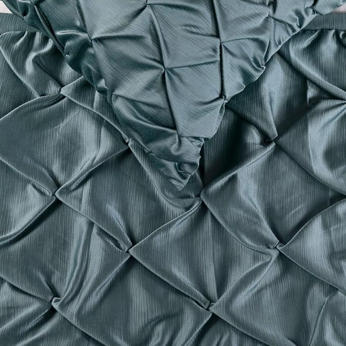 The HomeCentric Decorative Blue King 90 x 18 inch Bed Runner - Image 3