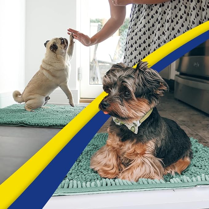 Muddy Mat® Shown on TV–Super Absorbent Microfiber Dog Door Mat - Image 6