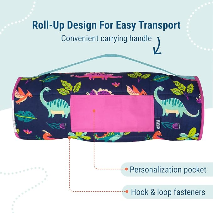 Wildkin 43-inch Kids Nap Mat – Soft Microfiber Toddler Sleeping Mat - Image 3